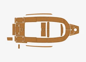Anti-slip Custom EVA marine deck flooring for 2021-2024 Scout 330 LXF