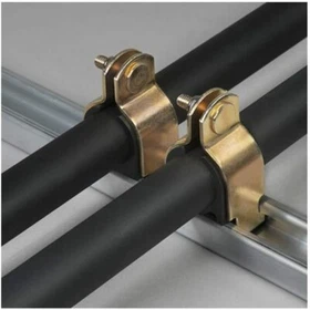 Coated Steel Strut Clamp with Protective Cushion 1/2"in-(2-1/8"in) 10 Pack USA