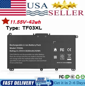 TF03XL Laptop Battery for HP X360 Convertible 14-BF 14-BK 14-CD 14M-CD Pavilion