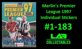 Merlin's Premier League 1997 Individual Stickers #1-183