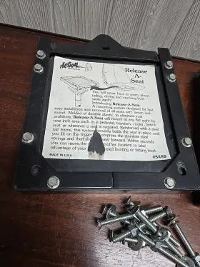 5499 ACTION PRODUCTS Boat Release Seat Swivel Mount Bracket #3