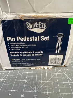 97739-T ATTWOOD Pin Pedestal Boat Seat Swivl Eze Box #3