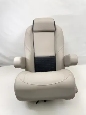 126827BS-B AVALON Pontoon Reclining Helm Seat Base Buckskin