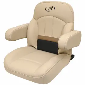 108161 BARLETTA PONTOONS Pontoon Boat Helm Seat Reclining