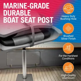 850056643634 BETTER BOAT Seat Post Pedestals Bases Pole #2