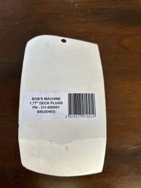 311-000001 BOBS MACHINE SHOP Deckplugs #2