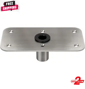 B0F4DM24TC CLLOMAGY Boat Seat Base Mount Pedestal Steel