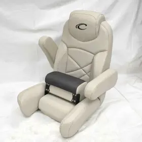 8902328 CREST PONTOON BOATS Reclining Captains Bolster Helm #2