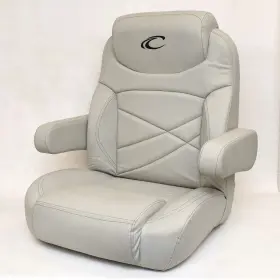 8904752 CREST PONTOON BOATS Boat Reclining Captains Helm Seat