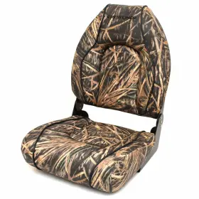 2157518 CRESTLINER BOATS Boat Folding Fishing Seat Grass Camo