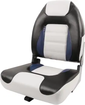 75415GBB-HIGH DECK PRO Deluxe Boat Seat Fold Down Fishing