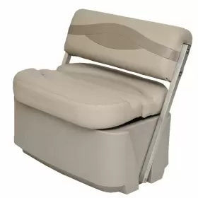 666392 DECKMATE Boat Flop Cooler Seat Khaki Granite