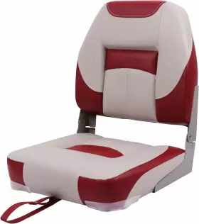 75277GR-LOW DECKPRO Folding Fishing Boat Seat Bass Boating