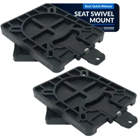 3891-M2 FIVE OCEANS Boat Release Seat Swivel Mount Bracket
