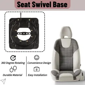 HS-W21 FOLOSAFENAR Swivel Car Seat Base Locking Rotat 360 #2