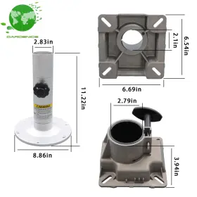 2273334 GARDENICE Boat Seat Mount Pedestal