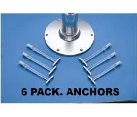 3302 GARELICK Pack Anchor Base Toggler Sstell Bolt Pedestal