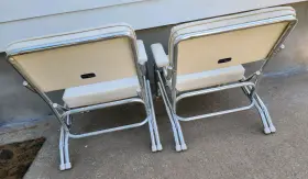 PA-24479 GARELICK Boat Deck Cushion Folding Chairs #2