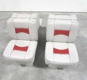GB694026609 Boat Folding Seat Set Base Marine #2