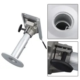 GG7305795E GLOBEGARAGE Boat Seat Pedestal Mount Slide