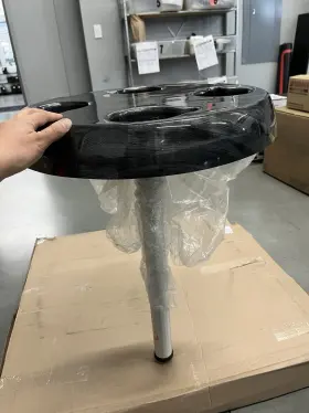 405186 GODFREY Boat Table Post Floor Base