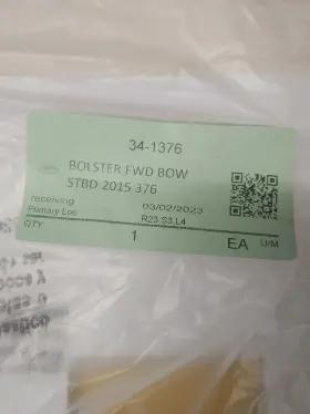 34-1376 GRADY WHITE Bow Bolster Starboard Fwd #2