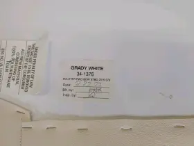34-1376 GRADY WHITE Bow Bolster Starboard Fwd #3