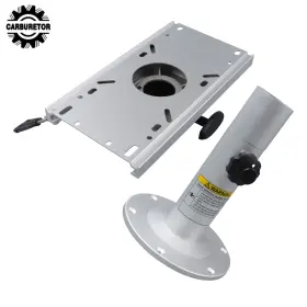 HGF216468 HOME-GARDEN-FIX Locking Boat Seat Pedestal Slide