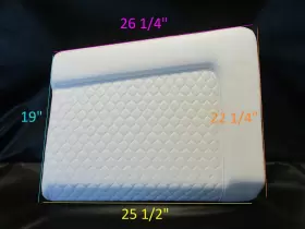 1BHY9313C HYDRASPORT 53 Transom Seat Cushion Starboard Boat #2