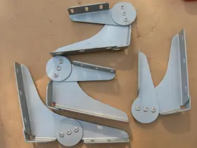 J-1551-CT JAMMY INC Boat Folding Seat Hinges Set
