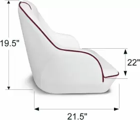 20201066A LEADER ACCESSORIES Pontoon Captains Seat Boat #3