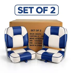 204474 LEADER ACCESSORIES Boat Seats Fold Down Fishing Marine