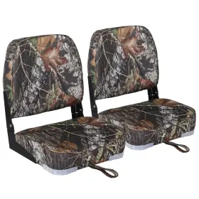 2070235 LEADER ACCESSORIES Camo Folding Fishing Boat Seat