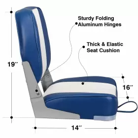 810348027269 LEADER ACCESSORIES Deluxe Folding Boat Seat #3