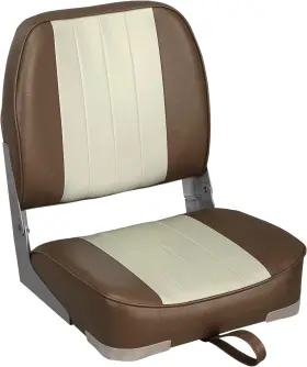 A-brown-sand LEADER ACCESSORIES Folding Boat Seat Marine