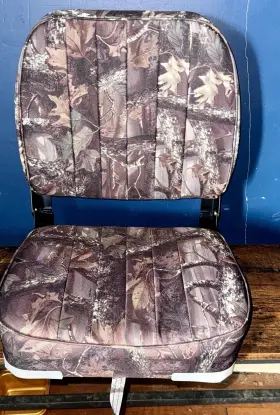 841432145033 LEADER ACCESSORIES Folding Boat Seat Camo