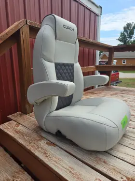 HC05 LIPPERT COMPONENT Pontoon Helm Chair Luppert Highback #2