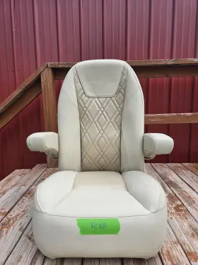 HC08 LIPPERT COMPONENT Pontoon Helm Chair Luppert Highback