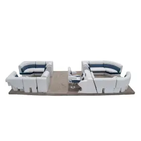 NAT-24054 LIPPERT Sunset Front Rear Lounge Pontoon Seat