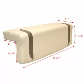 2281350 LOWE BOATS Boat Leaning Post Cushion Cream #3