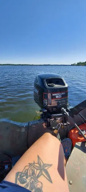 GB1723784922 LOWE Flat Bottom Duck Fishing Boat