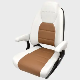 3039-002583 MANITOU PONTOONS Boat High Helm Seat Cognac