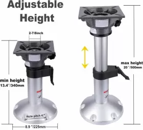 11053 MANUMARINE Locking Boat Seat Pedestals #2