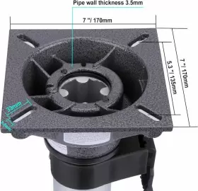 11053 MANUMARINE Locking Boat Seat Pedestals #3