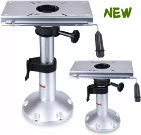 11063-2 MANUMARINE Locking Boat Seat Pedestal Slide Swivel