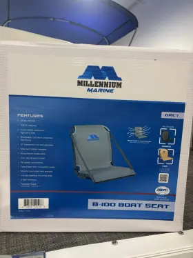 443-B100GY MILLENNIUM MARINE Boat Seat