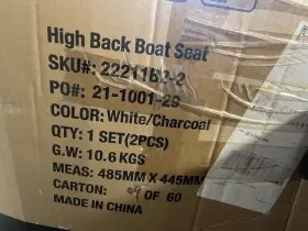 2221182-2 NESHULT Seat Set High Folding Marine #2