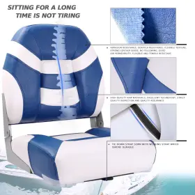 22202H1-2 NORTHCAPTAIN Deluxe Pacific Folding Boat Seat #2