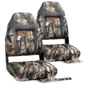 22211C22-2 NORTHCAPTAIN Deluxe Camo High Folding Boat Seat