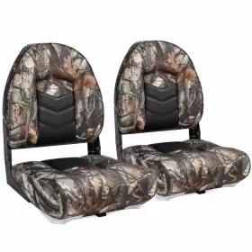 22514B1-2 NORTHCAPTAIN High Folding Fishing Boat Seat Camo